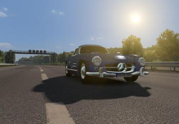 Mercedes Benz 300SLверсия 1.0 для American Truck Simulator (v1.35.x, 1.36.x)
