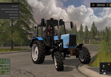 82.1 МТЗ Беларус раннийверсия 2.0 для Farming Simulator 2017 (v1.5.3.1)