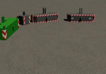 Weight Pack 600/1000/1600kgверсия 1.2.0.0 для Farming Simulator 2019