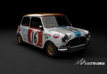 Pessio Mini Cooper S - Japan Grand Prix 1968 #16 (4k)v1.1 для Assetto Corsa