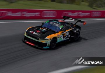 Walkinshaw Andretti United 2025 Ford Mustang GT3 (Fantasy)v1.0 для Assetto Corsa