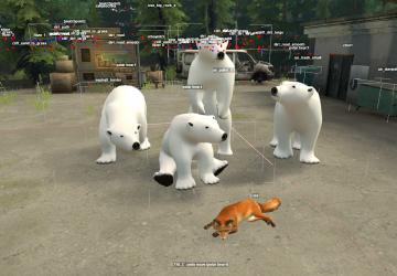 Животные для редактораверсия 2.0 для Spintires: MudRunner (v07.08.19+)