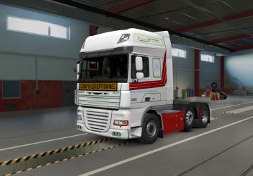 DAF XF 105 Super Space Cub Scin Packверсия 1.0 для Euro Truck Simulator 2 (v1.49)