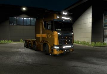 Звук для двигателей Scania DC13 & DC16 V8v1.4 для Euro Truck Simulator 2 (v1.50.x)