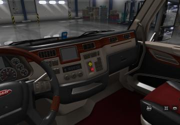 Интерьер  для Peterbilt 579версия 1.0 для American Truck Simulator (v1.35.x, 1.36.x)