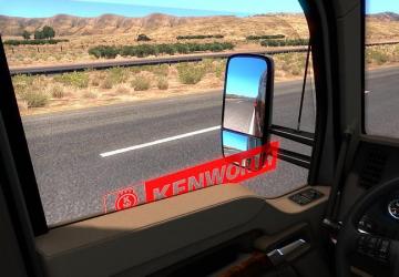 Stickers animation windowверсия 1.0 для American Truck Simulator (v1.37.x)