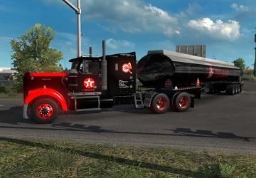Скин TEXACO для Autocar AT64версия 1.0 для American Truck Simulator (v1.35.x, 1.36.x)