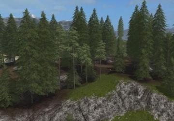 Сосны деревьяверсия 1.0 для Farming Simulator 2017 (v1.5.3.1)