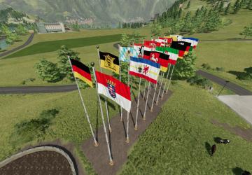 Flags Of German Federal Statesверсия 1.0.0.0 для Farming Simulator 2022