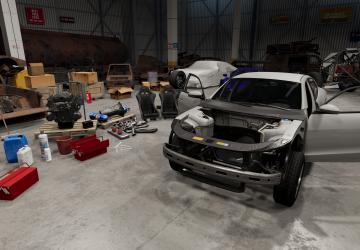 Карта «Garage V2 + Decorations»версия 1.0 для BeamNG.drive