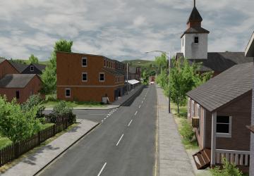 Карта «Barkstead village, UK.»версия 1.5 для BeamNG.drive