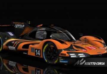 RSS MP-H Protech P96 V8 | Porsche 963 LMDh Tag Team Porsche #14 Packv2.0 для Assetto Corsa