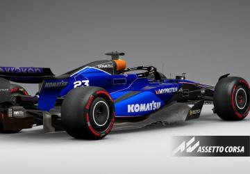 VRC Formula Alpha 2024 FW46 Liveryверсия 1.2 для Assetto Corsa