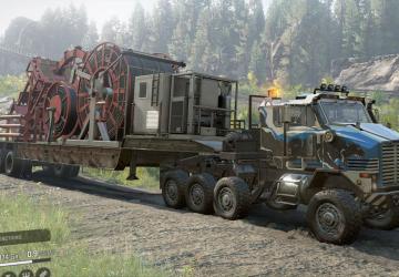 Oshkosh M1070 Prime Moverверсия 1.6.2 для SnowRunner (v7.0)