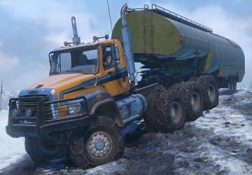 Freightliner 114SD Triple Axleверсия 1.0.0 для SnowRunner