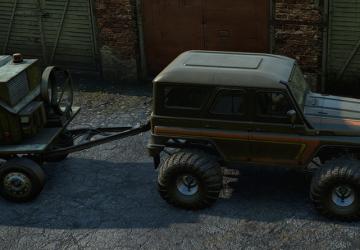 Khan 34 Marshall Trailer Hitchверсия 1.0.0 для SnowRunner