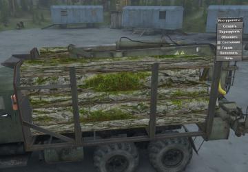 Текстура бревен с мохомверсия 1.0 для SpinTires (v03.03.16)