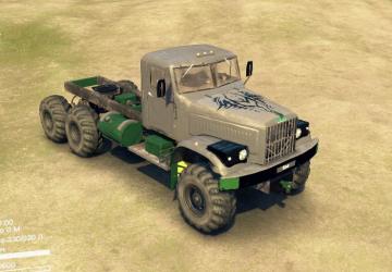 Текстура КрАЗ-255 сераяверсия 1.0 для SpinTires (v03.03.16)