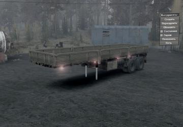 Полуприцеп-шаланда 4 очкаверсия 1.0 (28.06.18) для SpinTires (v03.03.16)