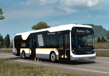 Bollore Bluebus SEверсия 1.0.13.50 для Euro Truck Simulator 2 (v1.50.x)