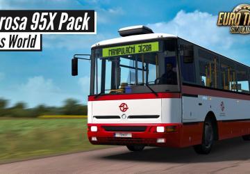 Karosa 95x Packверсия 1.0.21.50 для Euro Truck Simulator 2 (v1.50.x)