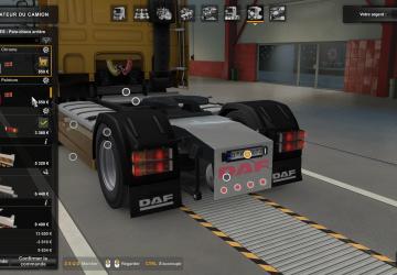 Rear Bumper DAF XF 105 for chassis 4×2версия 1.0 для Euro Truck Simulator 2 (v1.49.x)