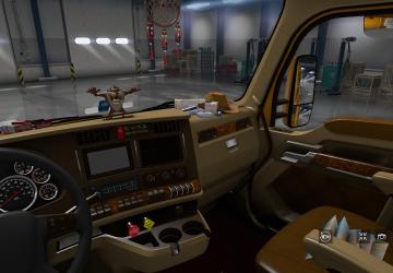 Интерьер  для Kenworth T680версия 1.0 для American Truck Simulator (v1.35.x, 1.36.x)