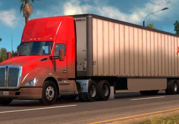 Dirty Xtra Lease Trailersверсия 2.0 для American Truck Simulator (v1.32.x, - 1.36.x)