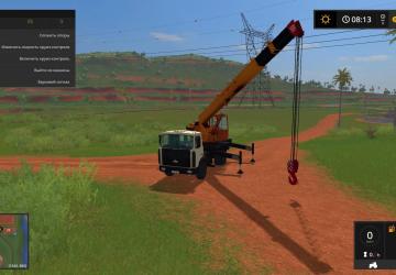 Автокран МАЗ-КС35715версия 1.1.0.1 для Farming Simulator 2017 (v1.5.x)