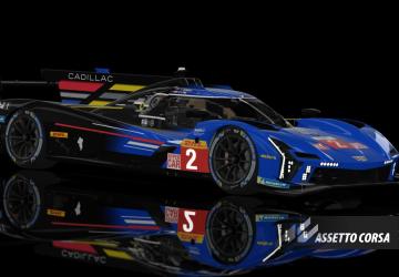 Cadillac V-Series R LMDh 2023версия 0.9 для Assetto Corsa