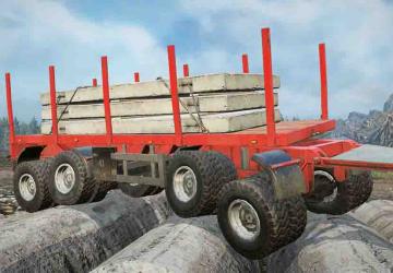 Realistic Weight Off-road Trailersверсия 1 для SnowRunner
