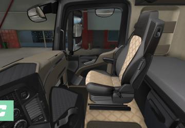 Комплект чехлов/ковров для салона MB Actros MP 4v1.0 для Euro Truck Simulator 2 (v1.49)