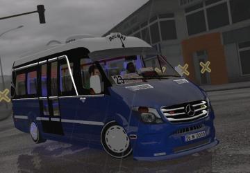 Mercedes Sprinter 2017 Dolmusверсия 1.4 для American Truck Simulator (v1.35.x, 1.36.x)