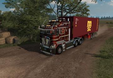 D-Tec 40ft. Container Trailerверсия 1.0 для American Truck Simulator (v1.35.x, 1.36.x)