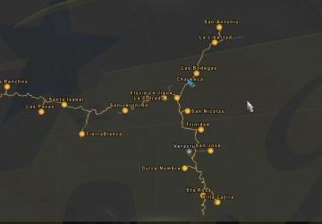 Occidente De Honduras (Карта запада Гондураса)v0.1 для American Truck Simulator (v1.36.x)