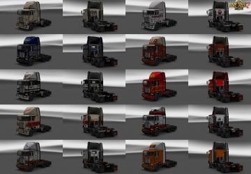 Dirty Skins Pack for Freightliner FLBверсия 1.0 для American Truck Simulator (v1.28.x, - 1.39.x)