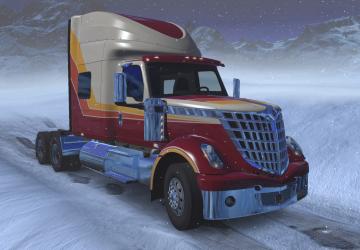 73« Hi-Rise Sleeper for International Lonestarv1.1 для American Truck Simulator (v1.36.x)
