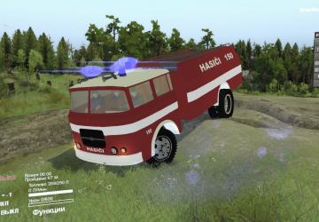 Skoda-Liaz 706 RT Firetruckверсия 1.1 для SpinTires (v03.03.16)