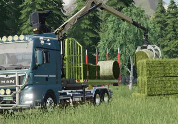 MAN TGX Crane HKLверсия 1.0.0.1 для Farming Simulator 2019 (v1.7.x)