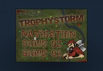 Карта «TrophyStorm» GPS ориентирование: спецучастки 2 и 3v1.0 для SpinTires (v03.03.16)