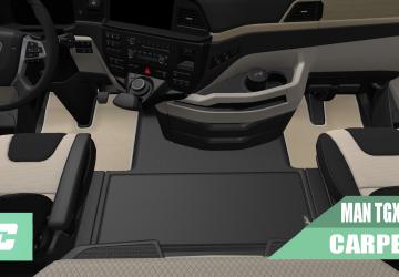 Коврики (BEIGE) для MAN TGX2020версия 1.0 для Euro Truck Simulator 2 (v1.49)