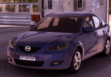 Mazda 3 Sedan 2005версия 1.2 для Euro Truck Simulator 2 (v1.49.x)