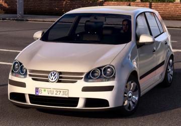 Volkswagen Golf Mk5 2004версия 1.2 для Euro Truck Simulator 2 (v1.49.x)