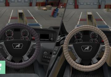 Оплётка (BEIGE/BLACK) для MAN TGX Euro6версия 1.0 для Euro Truck Simulator 2 (v1.49)