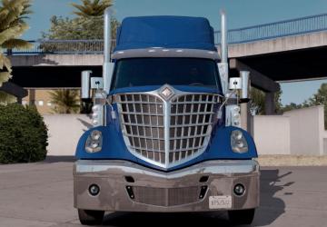 Chrome Bumper for the International LoneStarv1.0 для American Truck Simulator (v1.36.x)