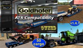 ATS Compatibility Addon for Goldhofer Trailerv1.0 для American Truck Simulator (v1.35.x, 1.36.x)