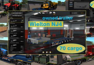 Wielton NJ4 Trailerверсия 1.0 для American Truck Simulator (v1.35.x, 1.36.x)