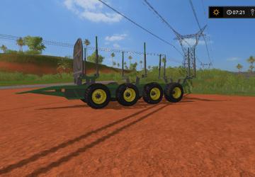 JOHN DEERE TIMBER TRAILERверсия 1.1.0.0 для Farming Simulator 2017 (v1.5.3.1)