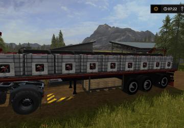 Flatbed Watertrailerверсия 1.0.0.0 для Farming Simulator 2017 (v1.5.3.1)