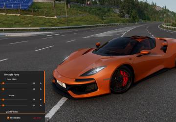 Tintableверсия 0.7.2 для BeamNG.drive (v0.28.x)